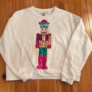 Queen of Sparkles Nutcracker Sweatshirt Size Child Large